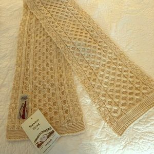 Aran crafts Irish Merino wool scarf
